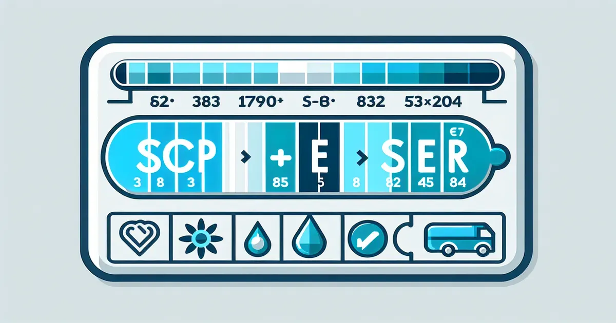 Etichetta energetica con indicatori SCOP e SEER di una pompa di calore