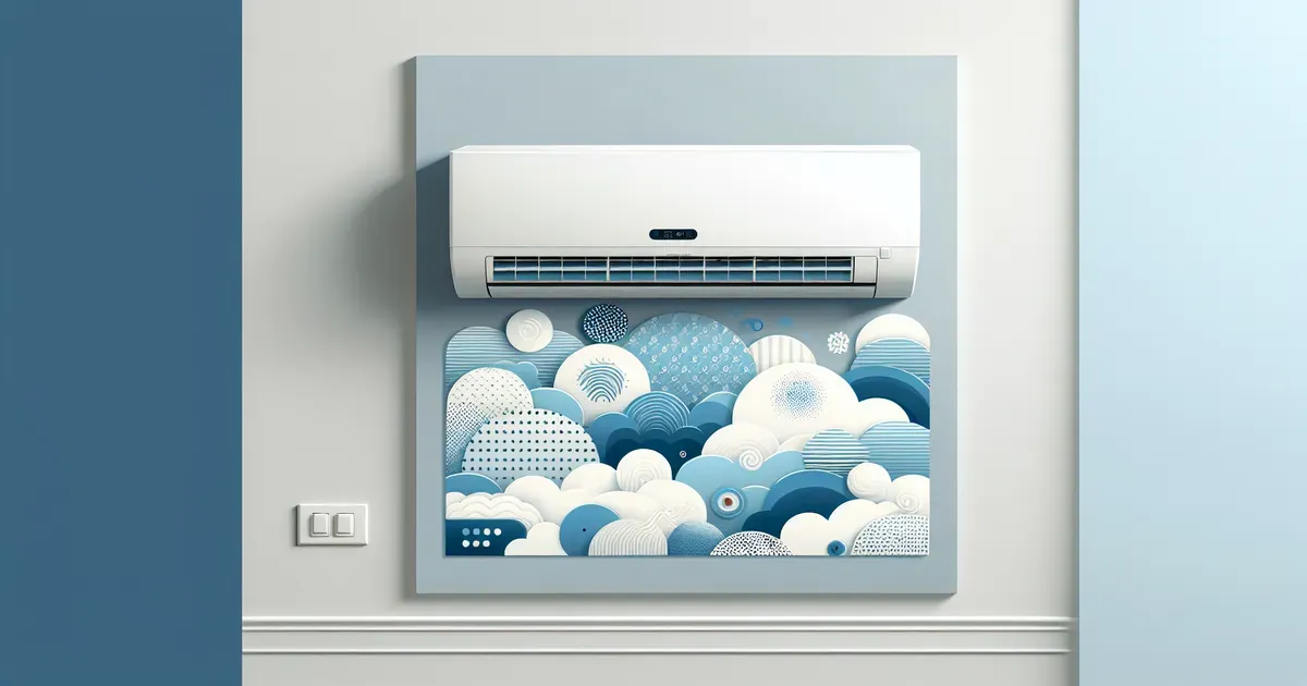 Climatizzatore monoblocco installato a parete in un ambiente domestico senza unit&agrave; esterna visibile